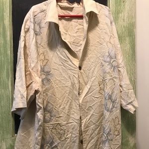 Tommy Bahama Small Hawaiian Silk Shirt